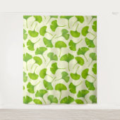 白い銀杏 タペストリー (正面)