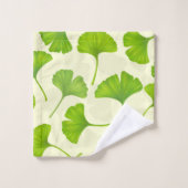 白い銀杏 バスタオルセット (ウォッシュタオル)