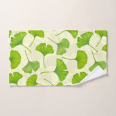 白い銀杏 バスタオルセット (ハンドタオル)