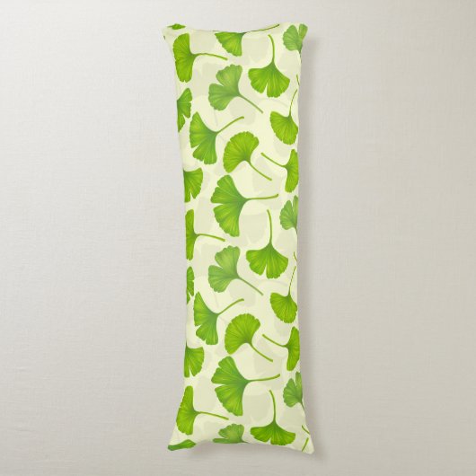 白い銀杏 ボディピロー (正面縦)