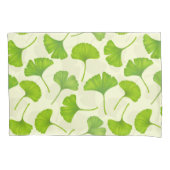 白い銀杏 枕カバー (正面左)