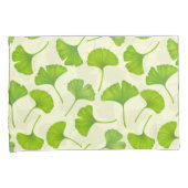 白い銀杏 枕カバー (正面右)