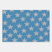 白い銀金ゴールド ラッピングペーパーシート (正面2)