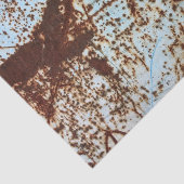 白い錆びた金属腐食パターン 薄葉紙 (詳細)