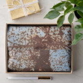 白い錆びた金属腐食パターン 薄葉紙 (ギフト)