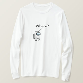 白い長袖Tシャツ Tシャツ