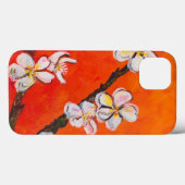 白い開花枝の春 Case-Mate iPhoneケース (裏面 (横))