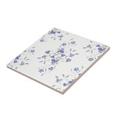 白い陶磁器の花柄のタイルのBluebells タイル (側面)