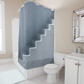白い階段 シャワーカーテン (インサイチュ)