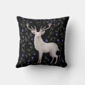 白い雄鹿 クッション (裏面)