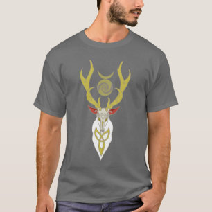 白い雄鹿 Tシャツ