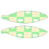 白い雛モチーフのイースターチェッカーボードパターン バスケットボール (パネル)