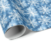 白い雪が斑入り青 ラッピングペーパー (ロールコーナー)