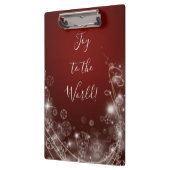 白い雪が赤く染まる世界の喜び クリップボード (左)