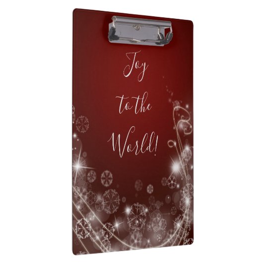 白い雪が赤く染まる世界の喜び クリップボード (右)
