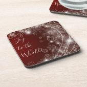 白い雪が赤く染まる世界の喜び コースター (左側)