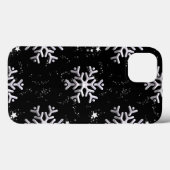 白い雪が黒 Case-Mate iPhoneケース (裏面 (横))