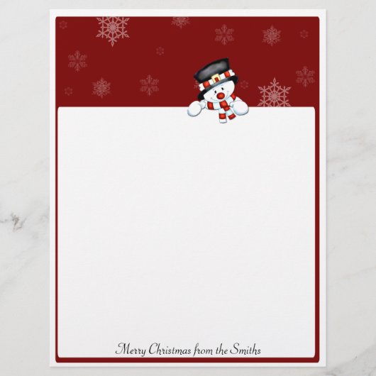 白い雪で赤に霜を降ろす (正面)