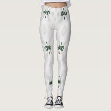 白い雪とクリスマスリボンのパターン