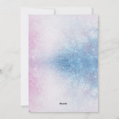 白い雪と明エレガントるいメリー雪 シーズンカード (裏面)