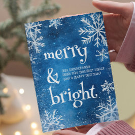 白い雪と青と明メリーるい シーズンカード