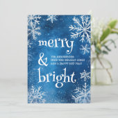 白い雪と青と明メリーるい シーズンカード (スタンド正面)