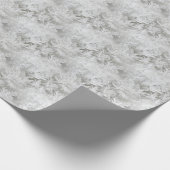 白い雪のフロストの包装紙 ラッピングペーパー (角)