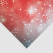 白い雪片がキラキラと《写真》ぼけ味を赤に 薄葉紙 (詳細)