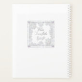 白い雪片 プランナー手帳 (裏面)