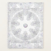 白い雪片 プランナー手帳 (正面)