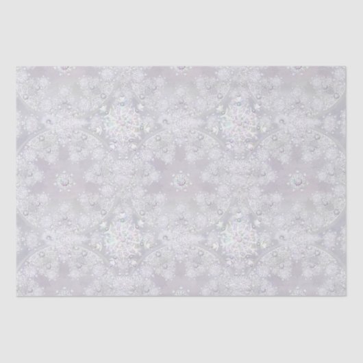 白い雪片 薄葉紙 (正面)