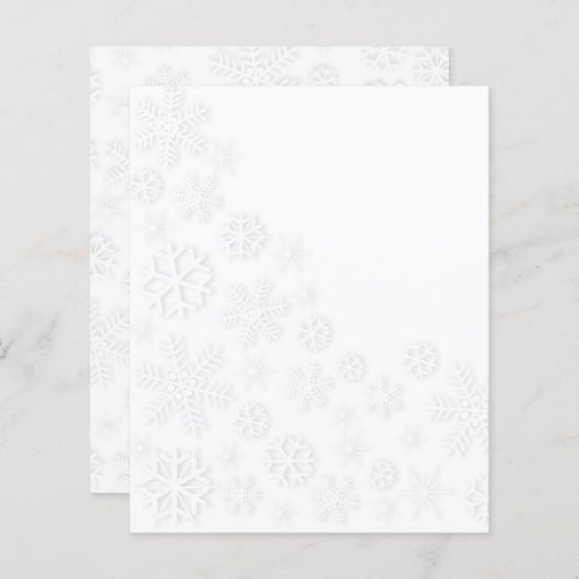 白い雪 (正面/裏面)