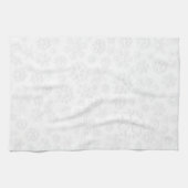 白い雪 キッチンタオル (横)