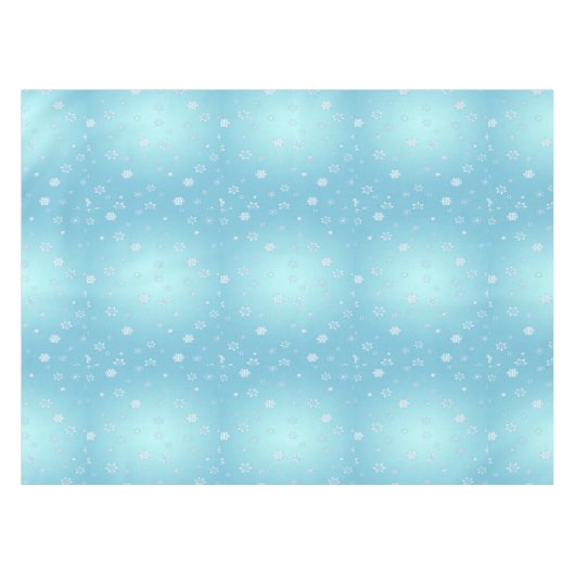 白い雪 テーブルクロス (正面(横))