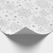 白い雪 ラッピングペーパー (角)