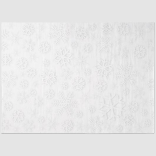 白い雪 薄葉紙 (正面)