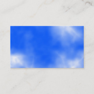 白い雲が付いている青空 名刺