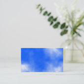 白い雲が付いている青空 名刺 (スタンド正面)