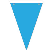 白い雲が少し散らばった穏やかな青い空 バンティングフラッグ (第3の旗)