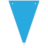 白い雲が少し散らばった穏やかな青い空 バンティングフラッグ (第2の旗)