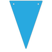 白い雲が少し散らばった穏やかな青い空 バンティングフラッグ (第1の旗)