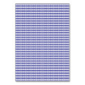 白い雲が散らばった鮮やかな青い空。 テーブルナンバー (裏面)