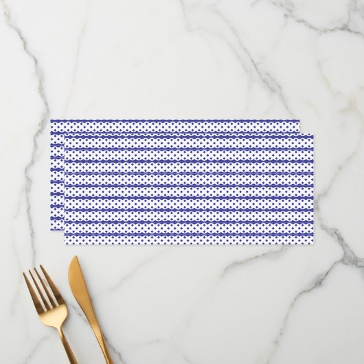 白い雲が散らばった鮮やかな青い空。 メニュー (正面/裏面インサイチュ)