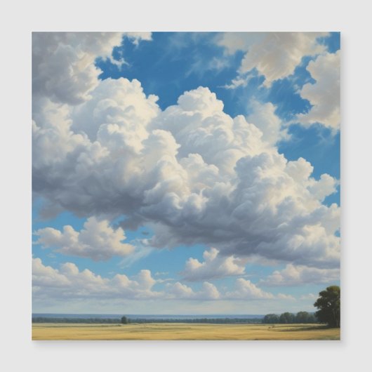 白い雲と澄んだ青空 (正面)