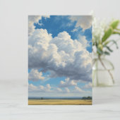 白い雲と澄んだ青空 シーズンカード (スタンド正面)