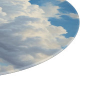 白い雲と青澄んい空 カッティングボード (角)