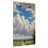 白い雲と青澄んい空 クリップボード (右)