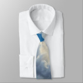 白い雲と青澄んい空 ネクタイ (タイ)