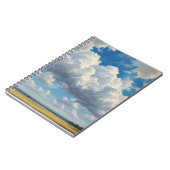白い雲と青澄んい空 ノートブック (左側)