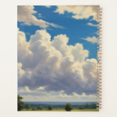 白い雲と青澄んい空 プランナー手帳 (裏面)